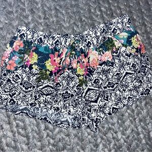 Floral Patterned beach shorts